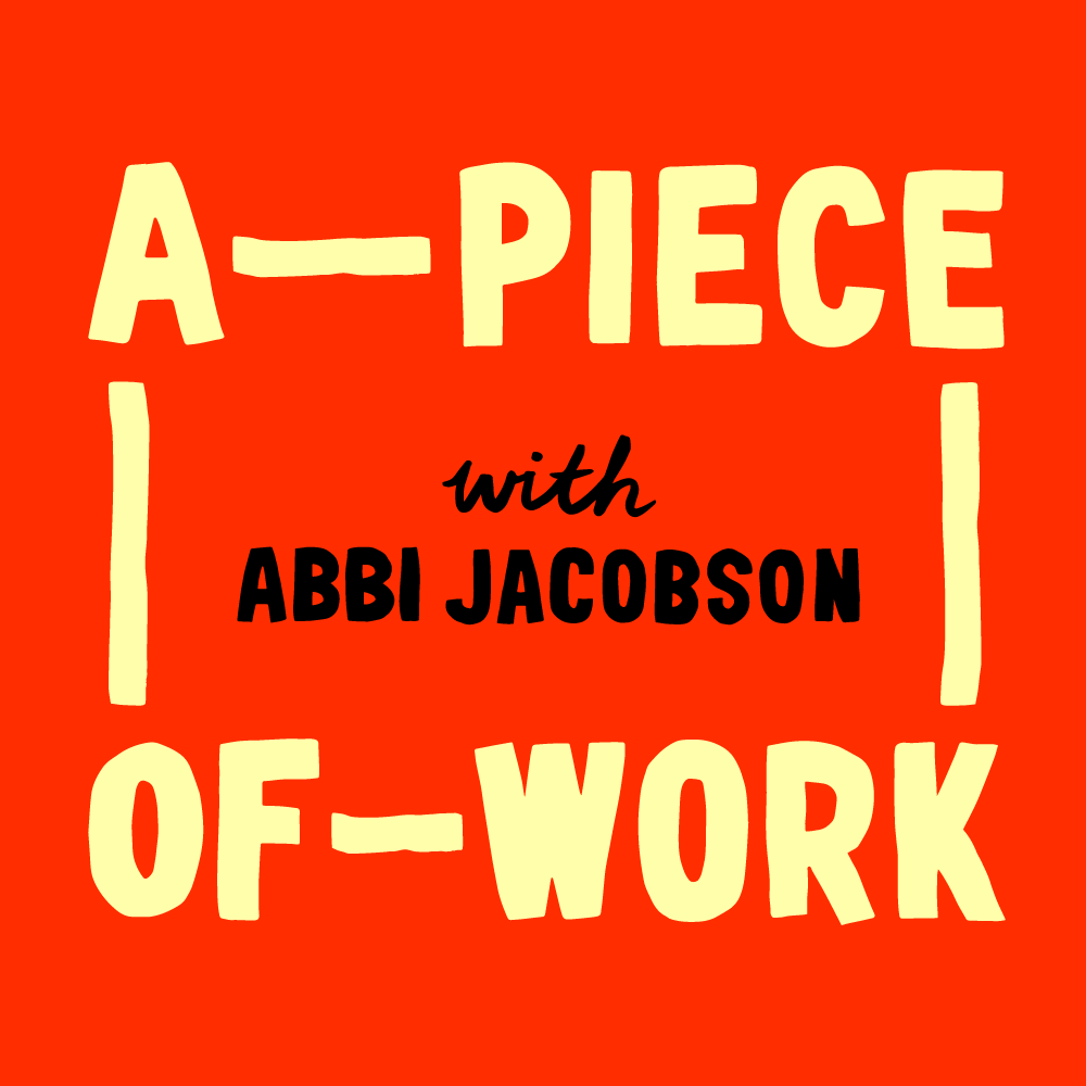 Logo for the podcast "A Piece of Work," produced by MoMA and WNYC Studios